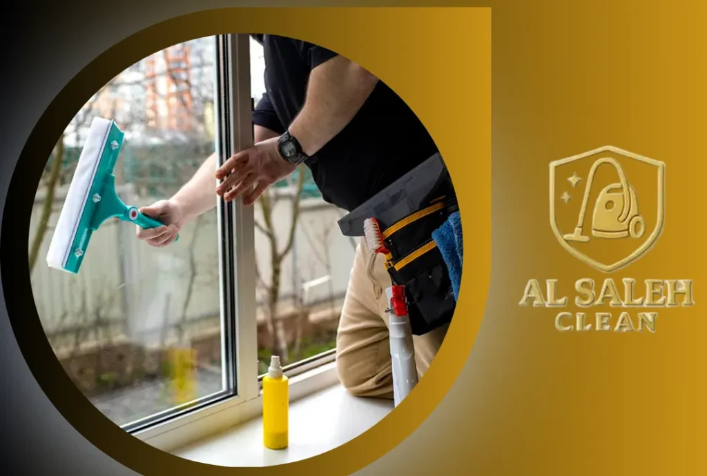 تنظيف الزجاج الخارجي في العين