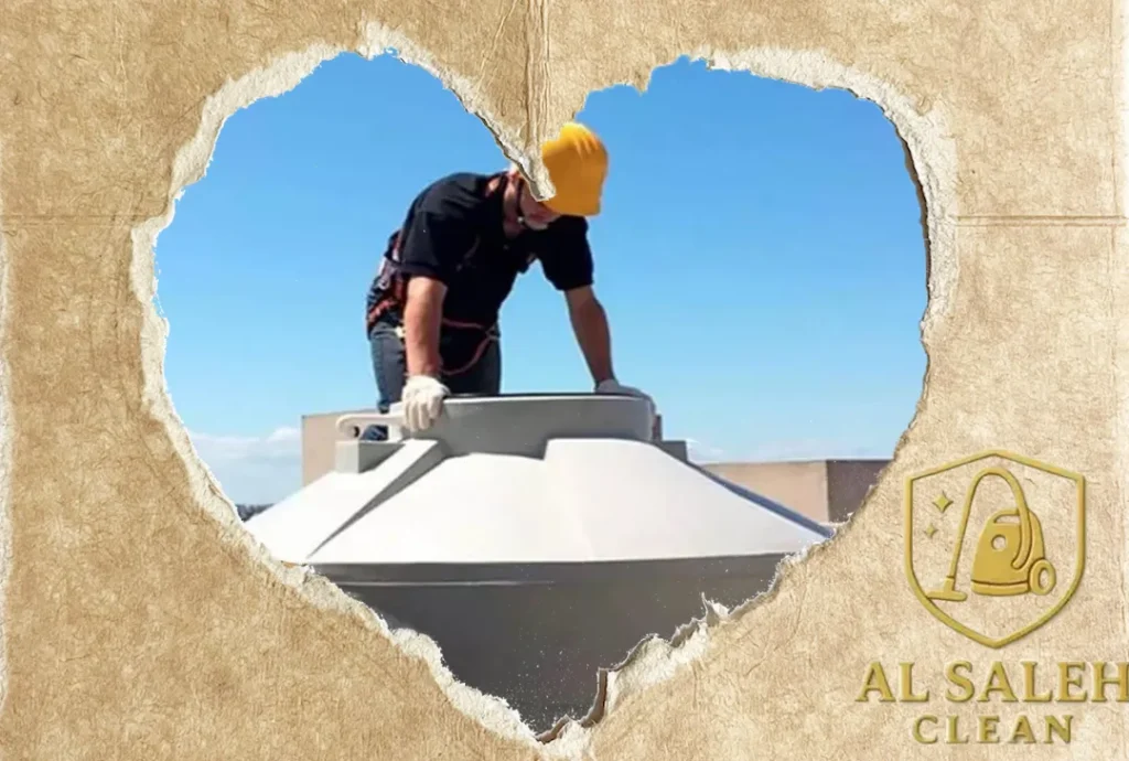 تنظيف خزانات مياه في العين