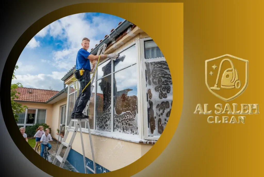 تنظيف الزجاج الخارجي في رأس الخيمة