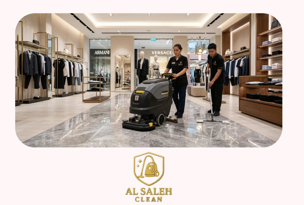 تنظيف محلات في العين